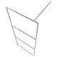 preview thumbnail 47 of 71, vidaXL Walk-in Shower Wall multi size Half Frosted ESG Glass Black