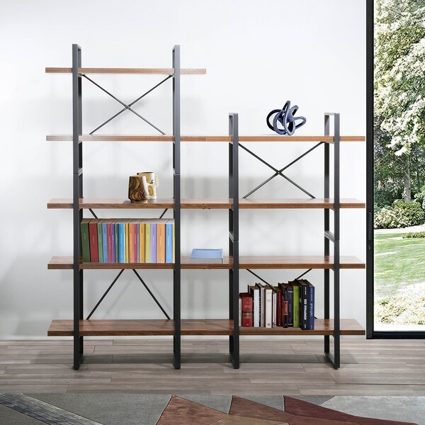 Antique etagere bookcase deals
