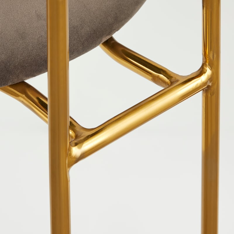 Simple Living Retro Velvet Counter Stools (Set of 2)