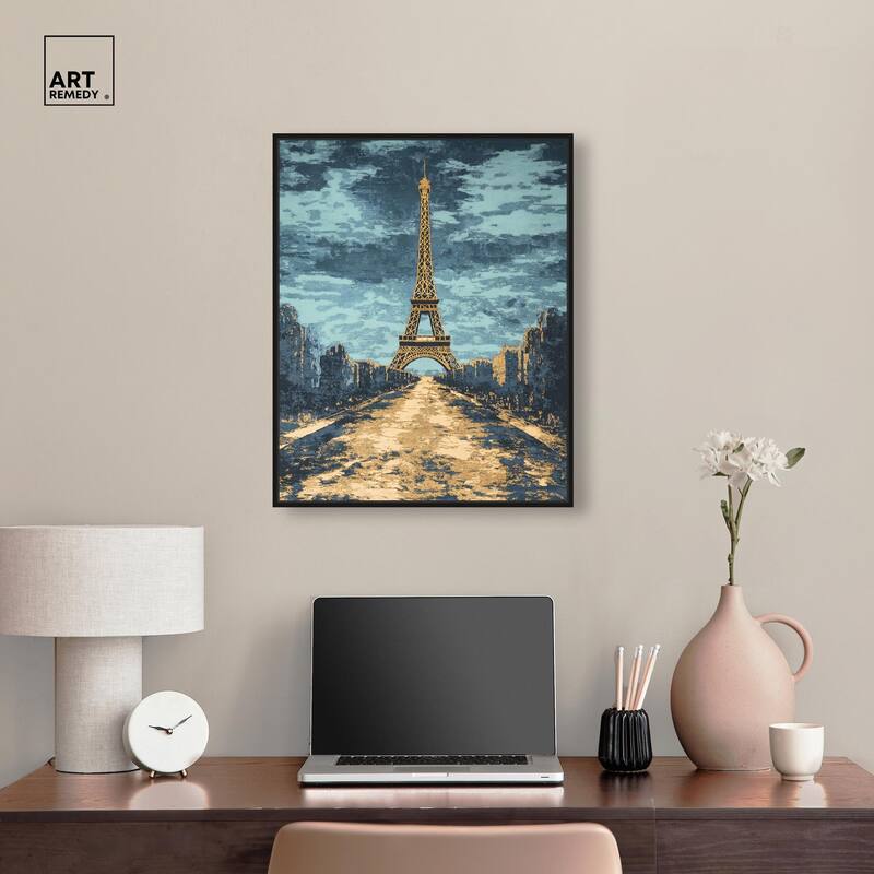Textured Paris Embroidery Canvas by Art Remedy