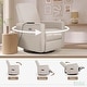 preview thumbnail 13 of 21, Evolur Harlow Deluxe Upholstered Plush Seating Glide Rocker