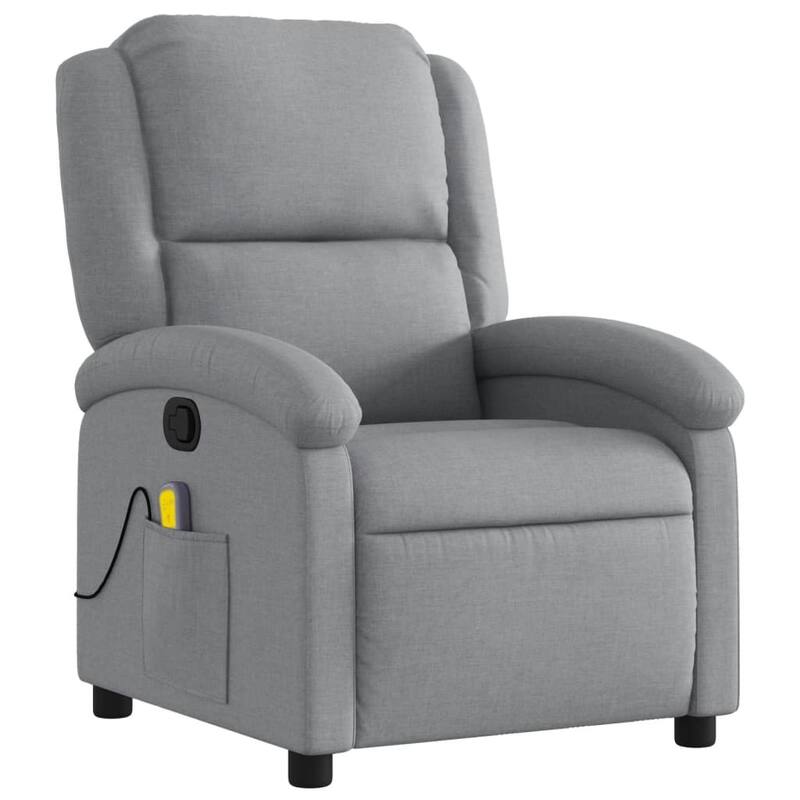 vidaXL Recliner Chair Wingback Reclining Push Armchair for Elderly Fabric