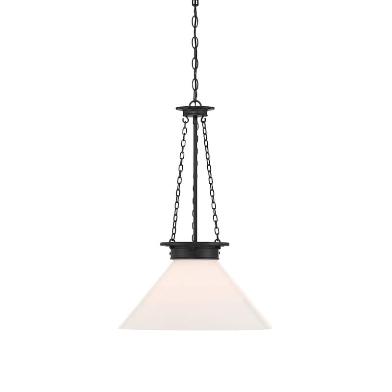 Savoy House 7-1011-1 Myers 18" Wide Pendant - Matte Black