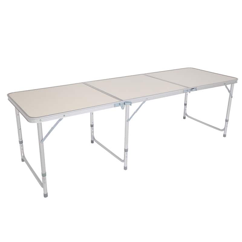 Outdoor Aluminum Picnic Party Camp Folding Dining Table - (180 x 60 x 70)cm
