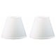 preview thumbnail 15 of 88, Hardback Faux Silk Conical Lamp Shade, 5 inch Top, 9 inch Bottom, 7 inch Slant Set of 2 - Off-White