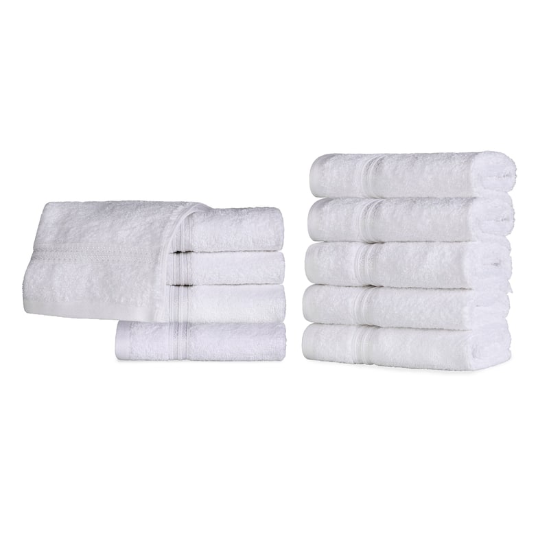 Superior Heritage Egyptian Cotton Absorbent Face Towel Set of 10