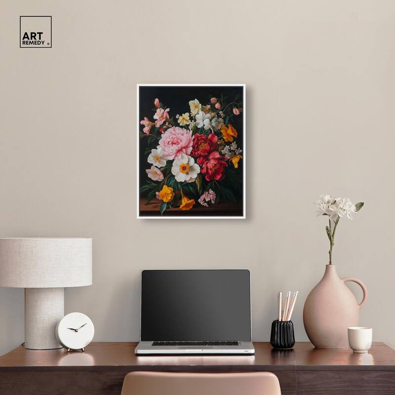 Violet Vignette II Canvas by Art Remedy