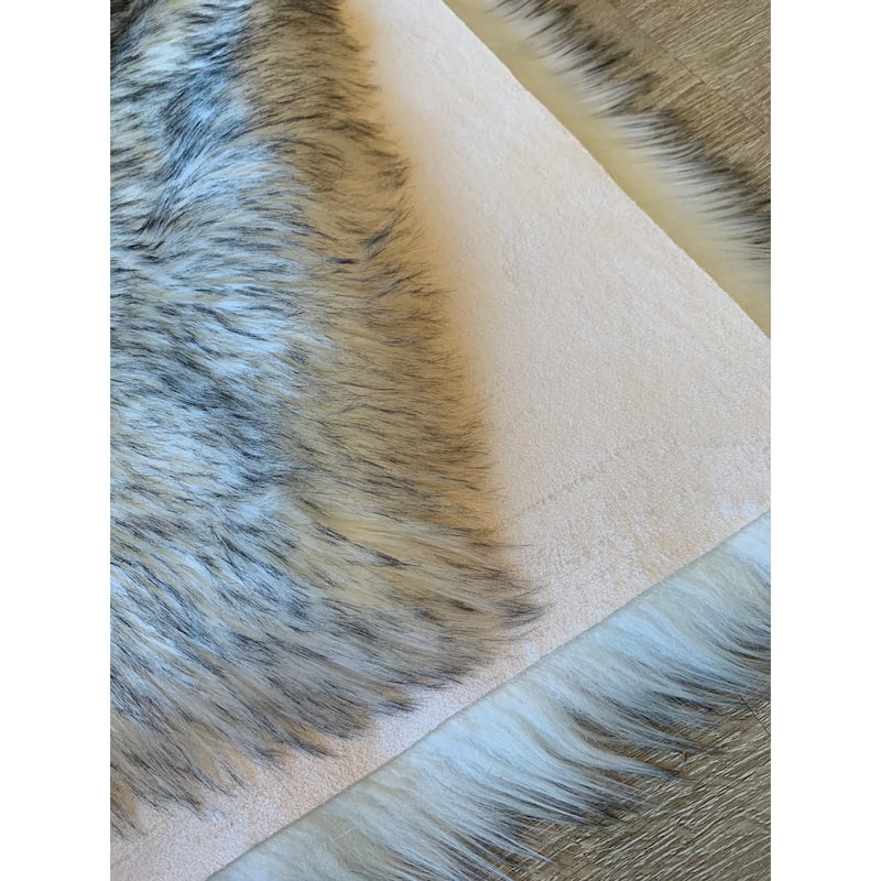 Ovella Home Premium Faux Bearskin Pelt Area Rug