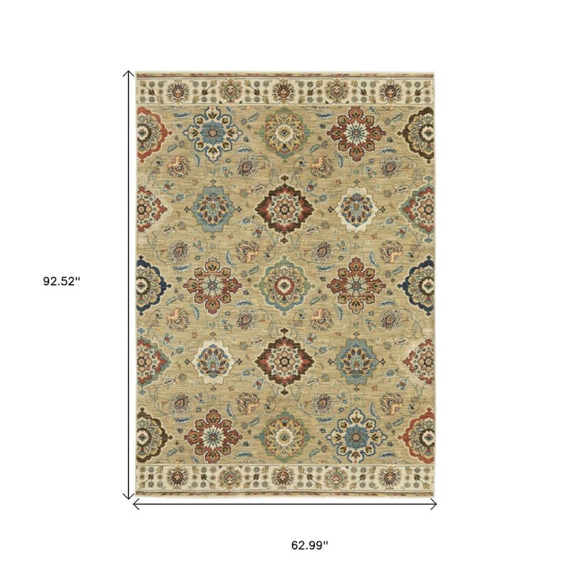 HomeRootsFloral Traditional Runner Area Rug