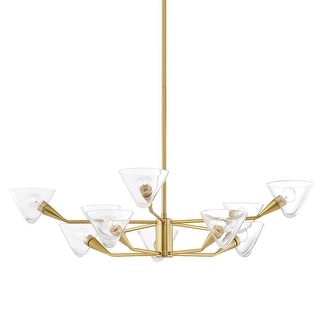 Mitzi by Hudson Valley Lighting Isabella 10-light Aged Brass Chandelier ...