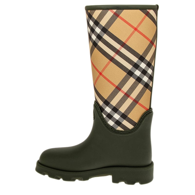 Burberry Rubber Marsh Stamp High Boots