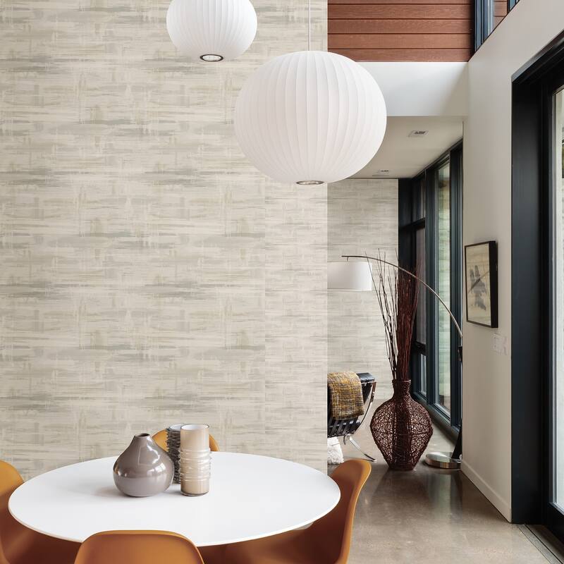 A-Street Prints Marari Bone Distressed Texture Wallpaper