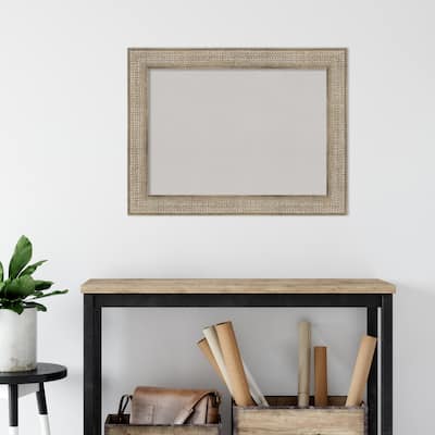 Trellis Silver Wood Framed Grey Corkboard Bulletin Board