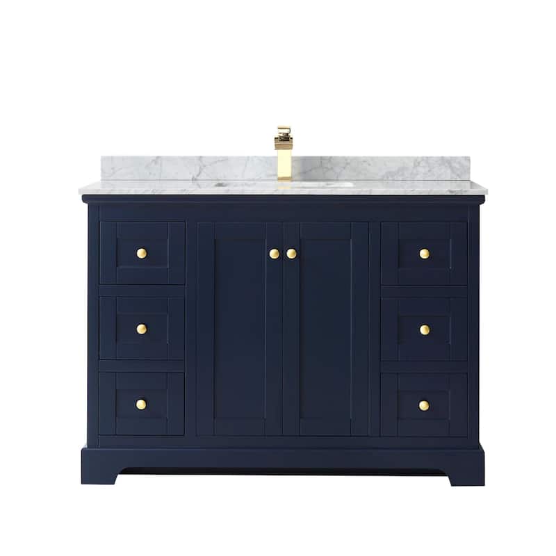 Wyndham Collection Avery 48" Free Standing Single Basin Vanity Set