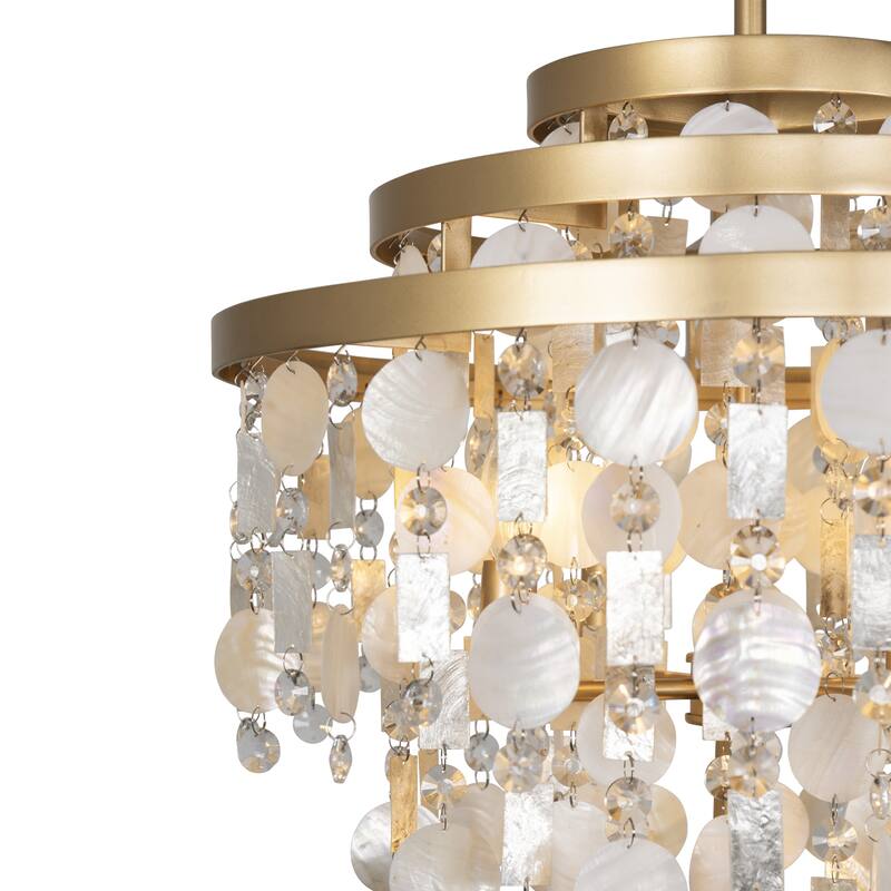 Varaluz Kalani 5-Light Chandelier - French Gold