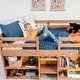 preview thumbnail 9 of 27, Max and Lily Farmhouse Twin Low Loft Bed with 2 Bookcases