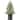 3 ft Retro Base Tabletop Christmas Trees with 78 LED Lights and Retro Base - Green