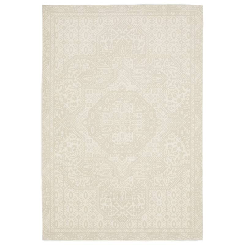 HomeRootsMedallion Transitional Rectangle Area Rug