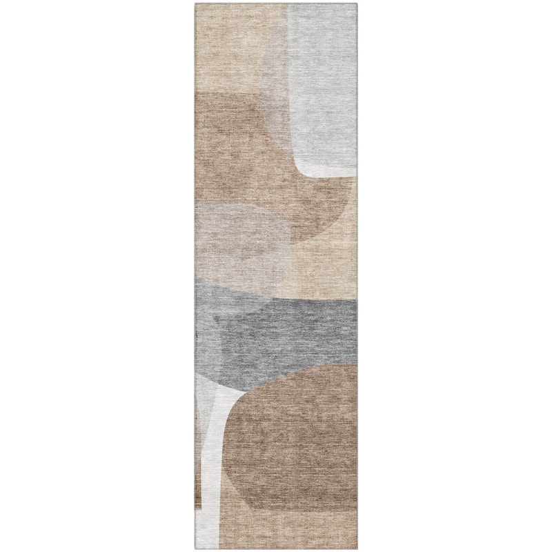 Premium Washable Super Soft Contemproary Retro Mayfield Rug