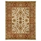 preview thumbnail 41 of 81, SAFAVIEH Handmade Classic Treva Traditional Oriental Wool Rug 7'6" x 9'6" - Ivory/Red - Rectangle