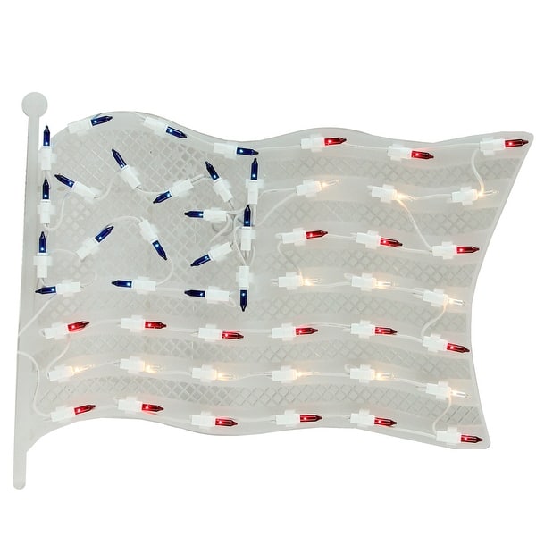 Shop 14 5 Red And Blue Lighted Patriotic Fourth Of July American