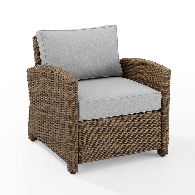 Crosley Bradenton Outdoor Wicker Armchair - 30.5 "W x 35 "D x 32.5 "H