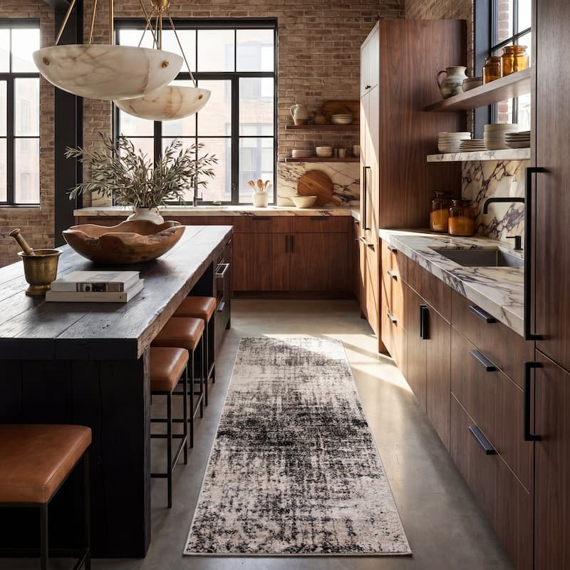 SAFAVIEH Adirondack Guillerma Modern Abstract Distressed Rug