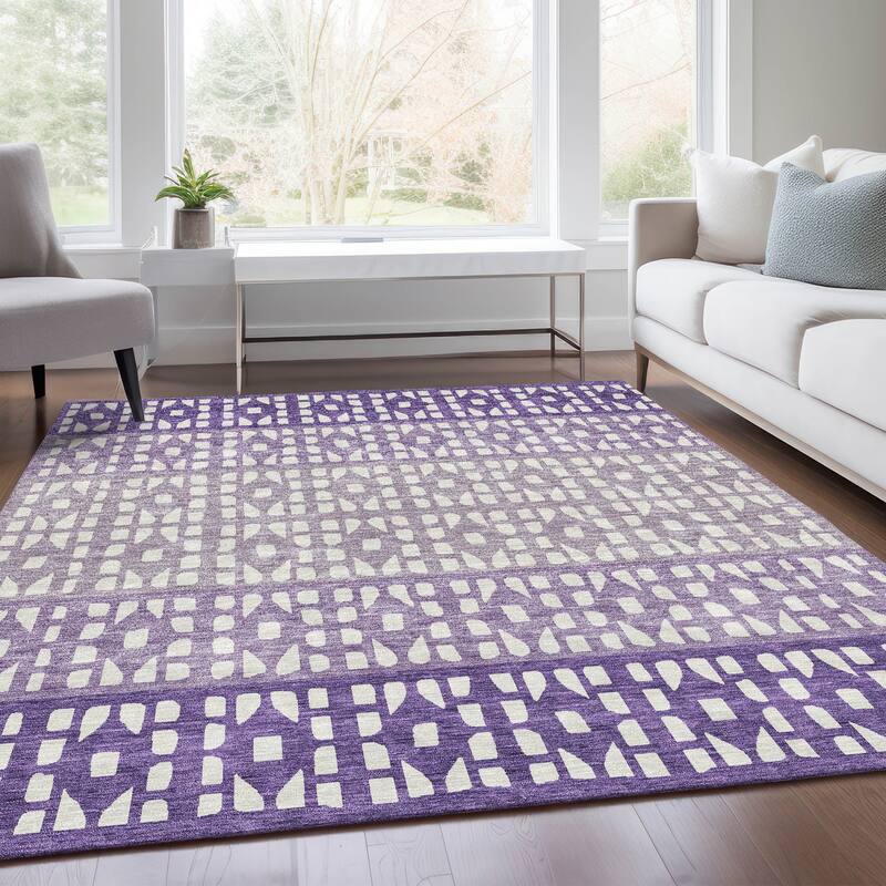 Premium Washable Super Soft Ombre Imprints Mayfield Rug