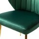 preview thumbnail 50 of 75, HULALA HOME Upholstered Premium Velvet Tufted Dining Chair with Small Base Set of 2