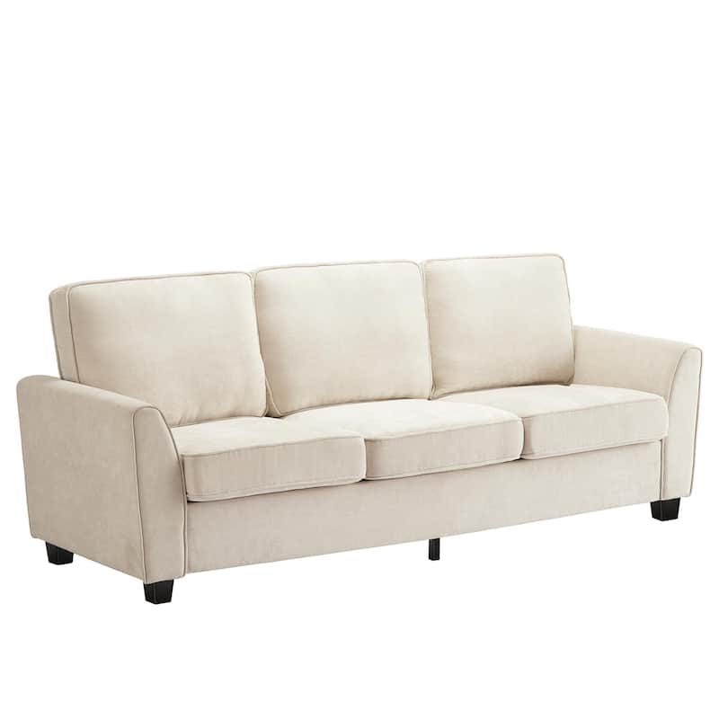 83" Couch, 3-Seater Sofa with Deep Seat, Comfortable Chenille Couch