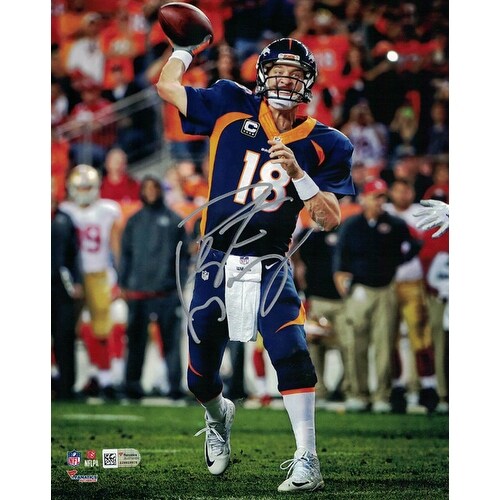 peyton manning blue broncos jersey