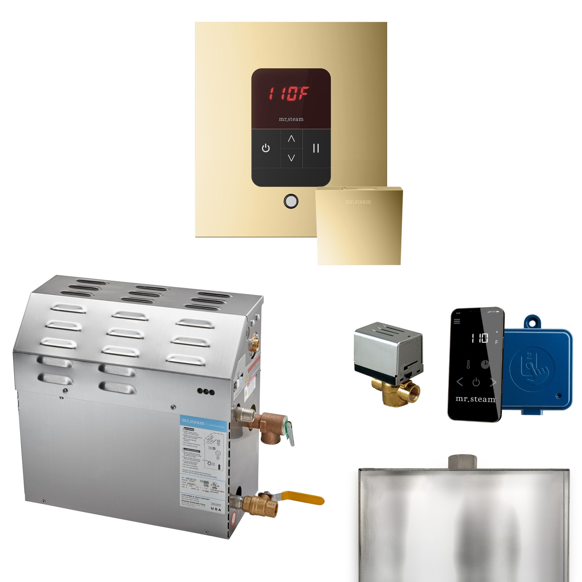 Mr Steam R12C1ABF0000 MS 12 kW (12000 W) Steam Shower Generator