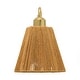 preview thumbnail 11 of 14, Hand-Woven Brass Brown Paper Rope 1-Light Wall Sconce