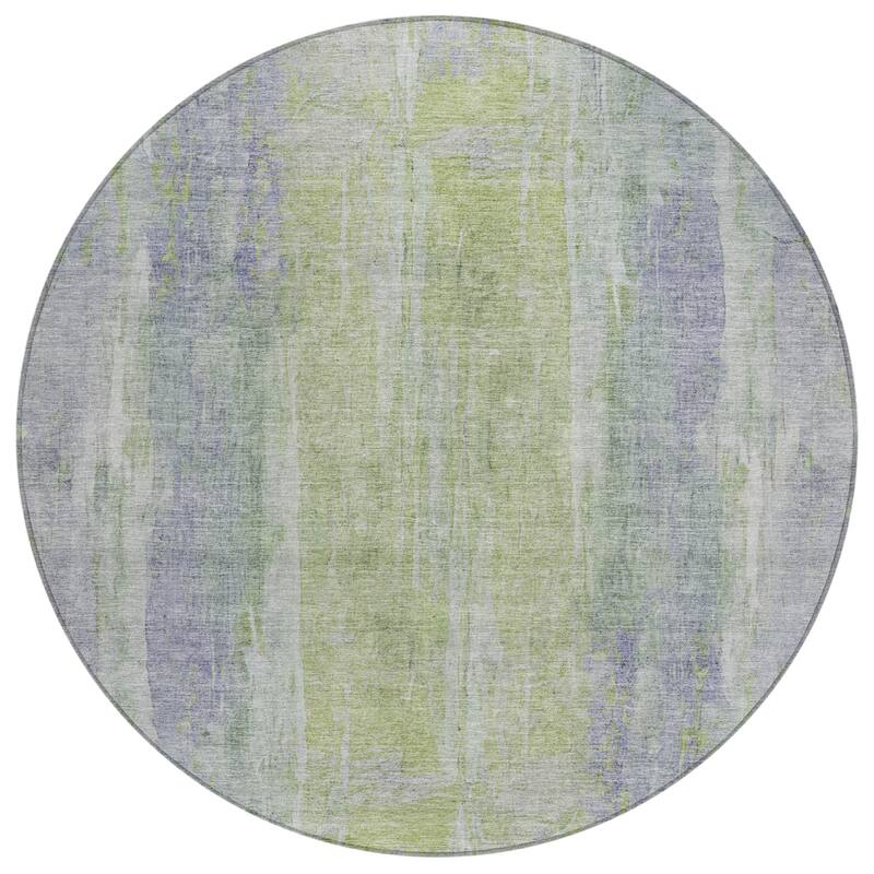 Machine Washable Indoor/ Outdoor Vintage Ombre Chantille Rug