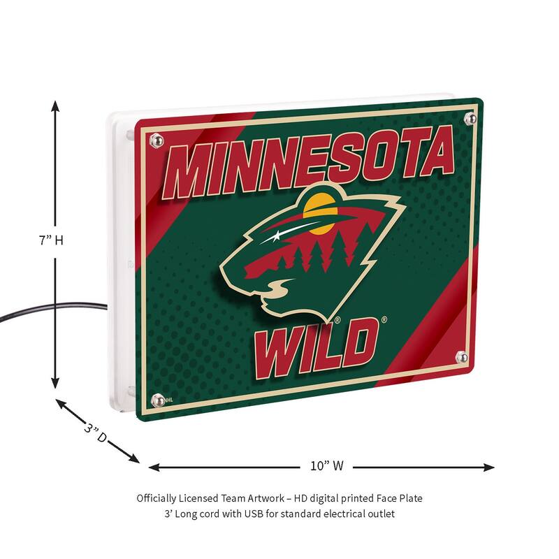 Minnesota Wild LED Lighted Sign