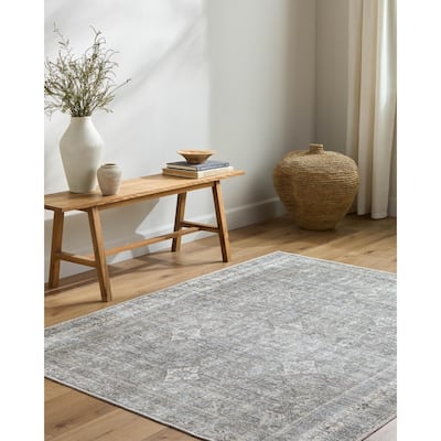 Livabliss Kemer Traditional Medallion Indoor/Outdoor Area Rug