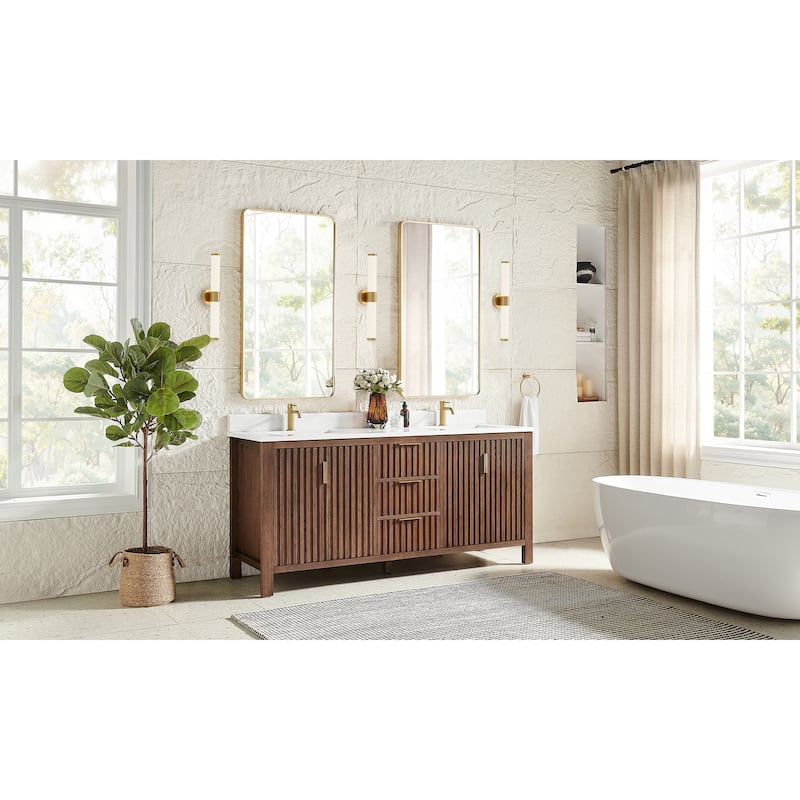 Shenzhen Bath Vanity with Composite Stone Top without Mirror