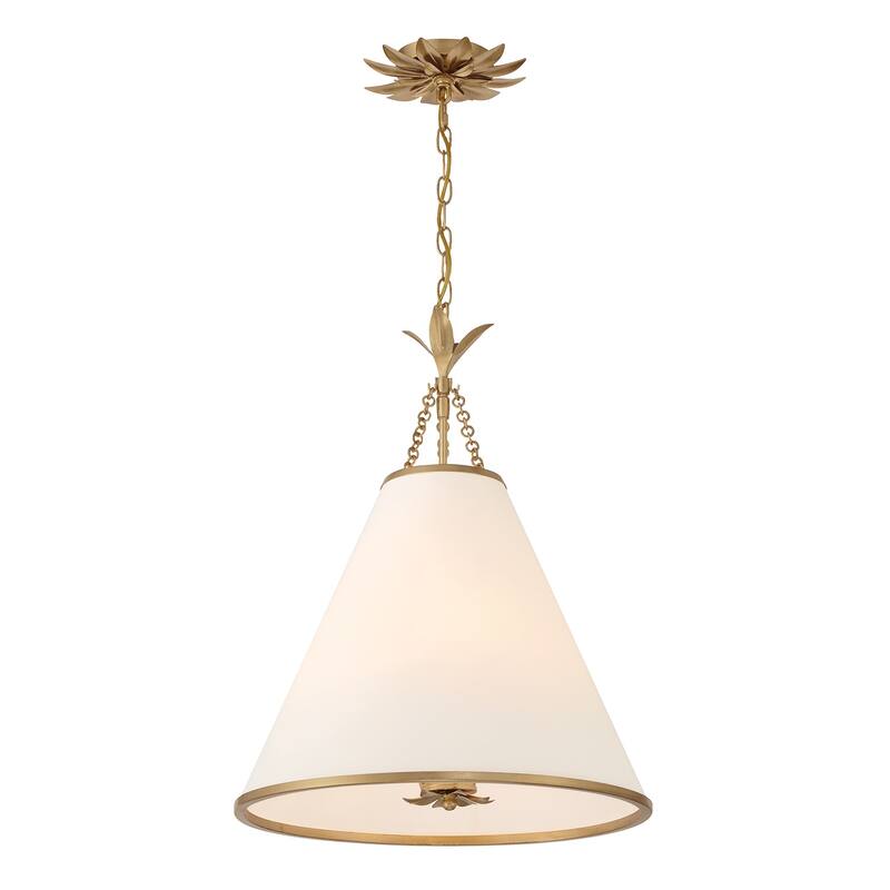 Crystorama Lighting Group 564 Broche 4 Light 18" Wide Pendant with