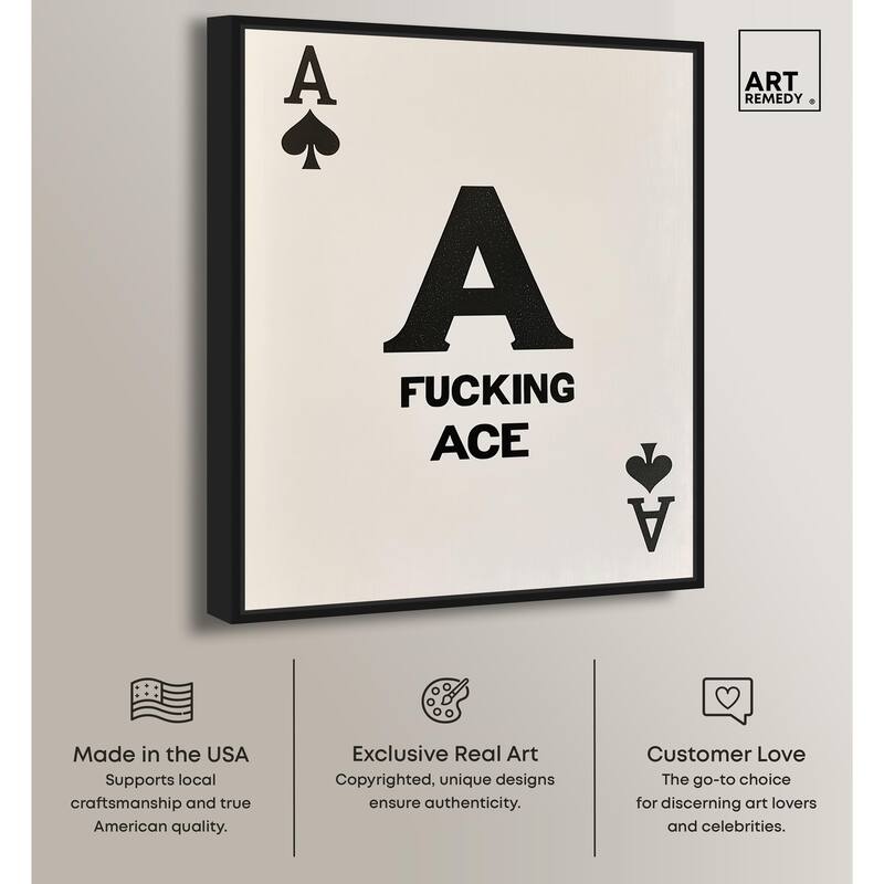 Ace Canvas by Art Remedy