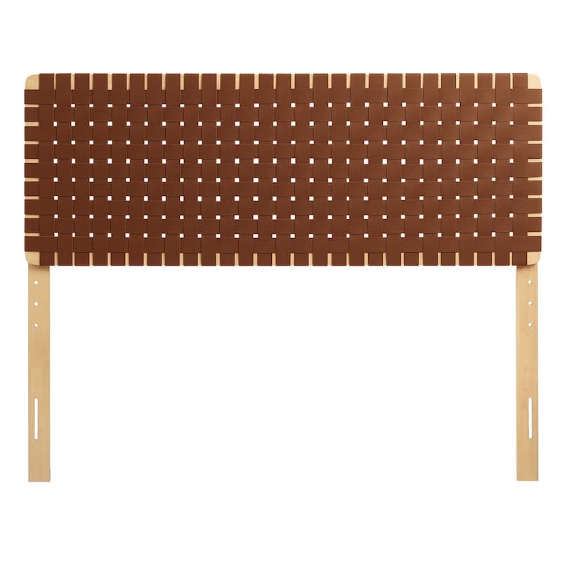 Sparta Twin/Full/Queen/King Vegan Leather Weave Headboard