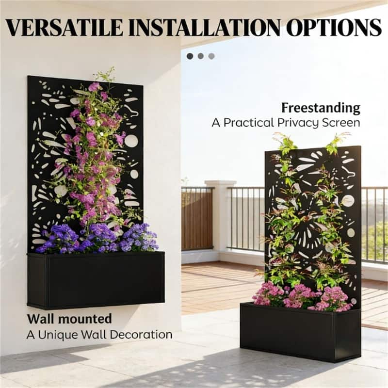 Garden Bed, Wall Mounted Flower Bed, Planting Basin, Plant Rack