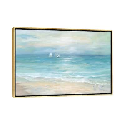 iCanvas "Island Beach Landscape" by Cynthia Coulter Framed Canvas Print
