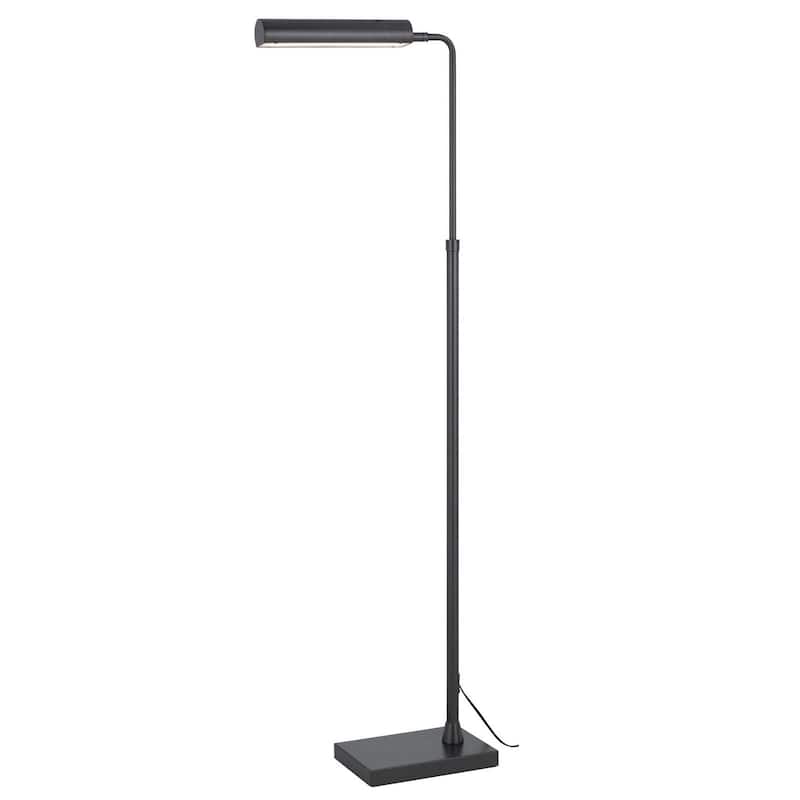 Delray 58" Height Charcoal Grey Metal Floor Lamp - One Size
