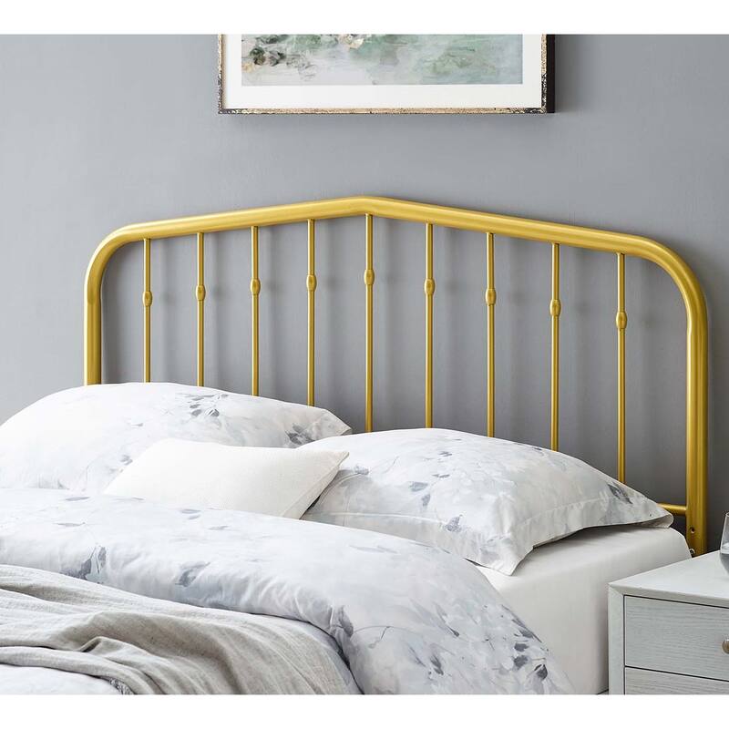 Camberly Arched Full Size Gold Metal Headboard Bed Bath & Beyond