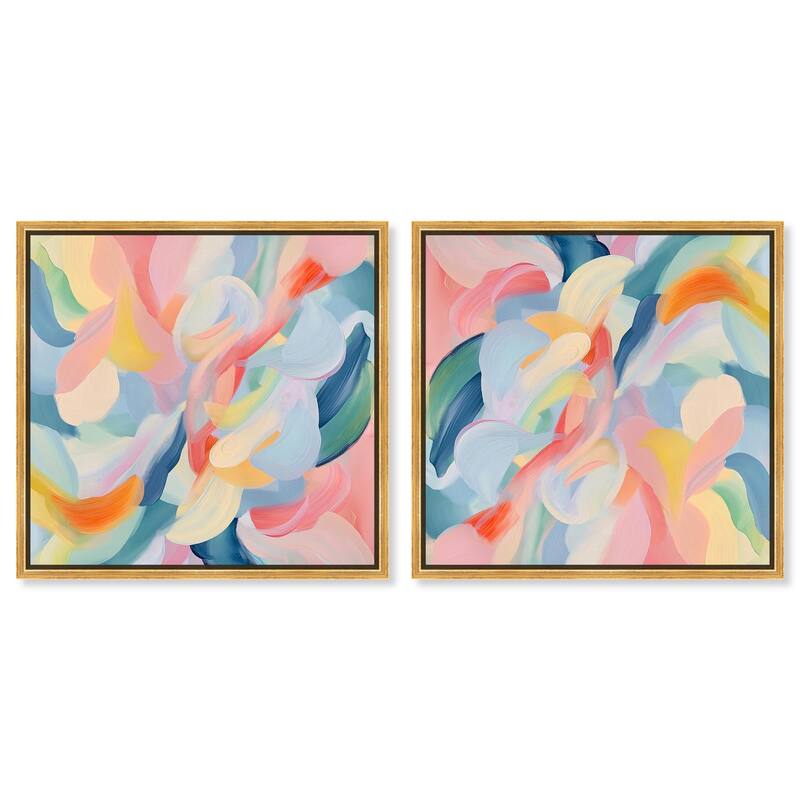 Mediterranean Blooms Canvas by Art Remedy - 15" x 10" - White