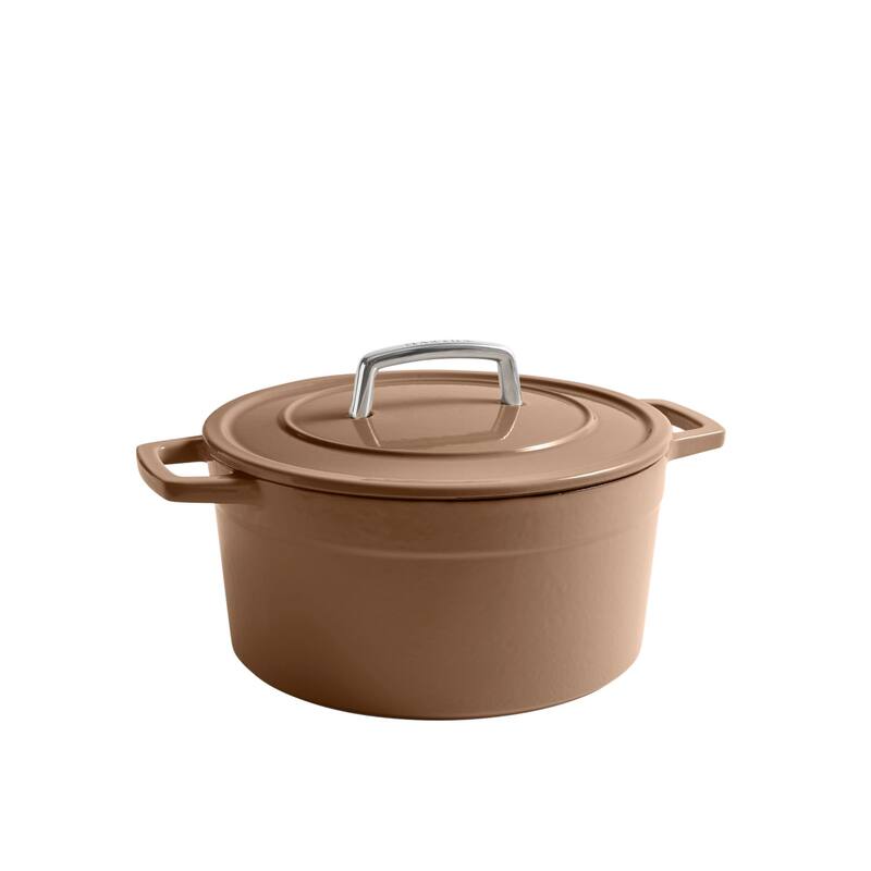 Martha by Martha Stewart 5 QT Enameled Cast Iron Dutch Oven w/Lid - Bay Leaf