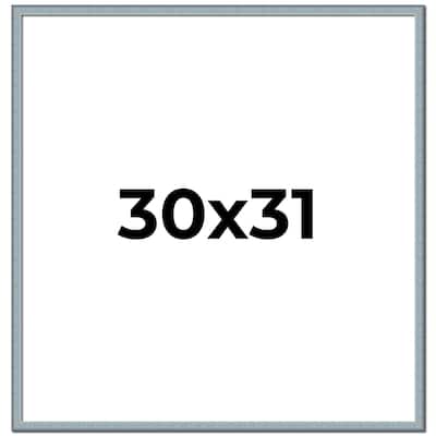 30x31 Frame Rustic Sky Blue Solid Wood Picture Frame | 0.75 Inch