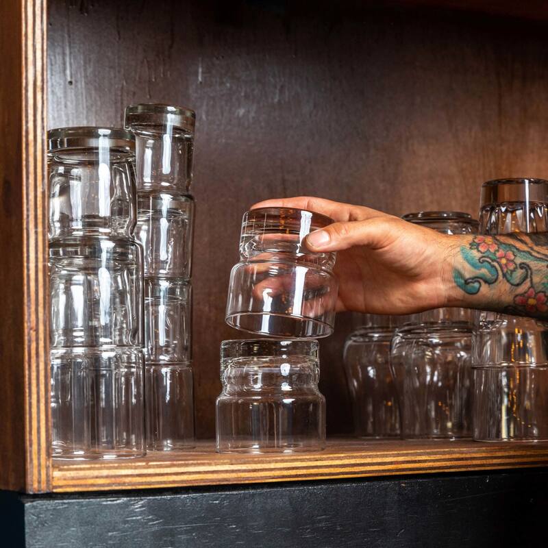Libbey Newton Stackable Double Old Fashioned Glass, 12-ounce, Set of 6 - Set of 6