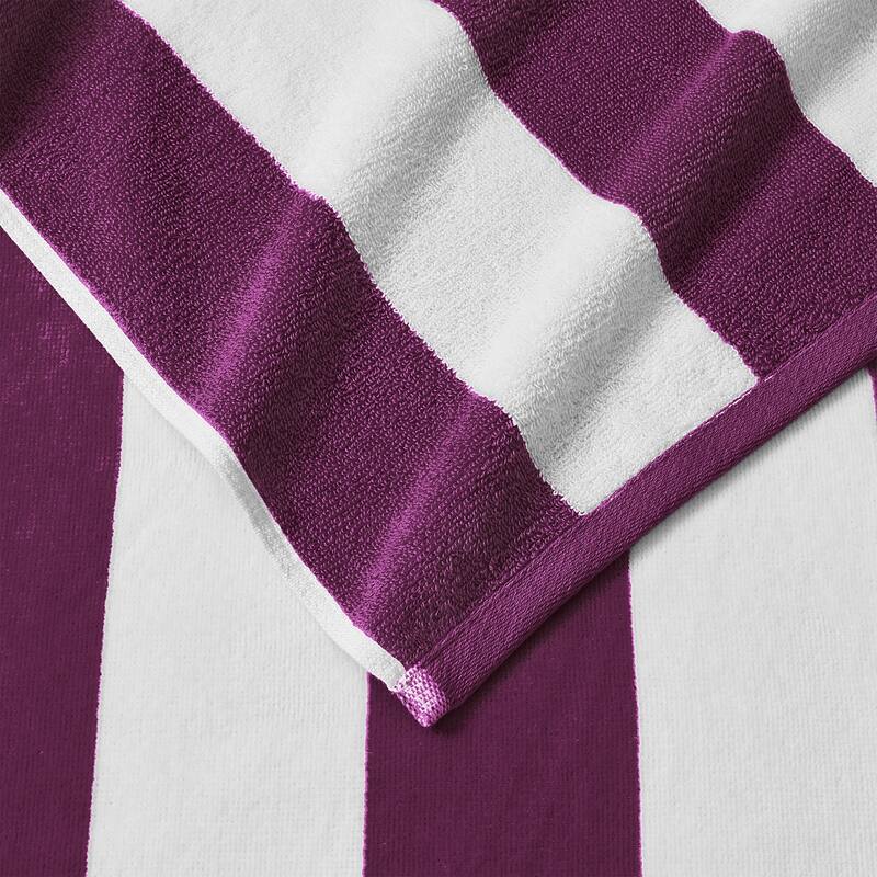 Luxurious Cotton Cabana Stripe Beach Towel