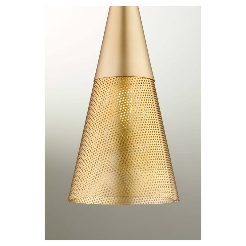 Quorum International 1316 Mesh Cone 6" Wide Mini Pendant